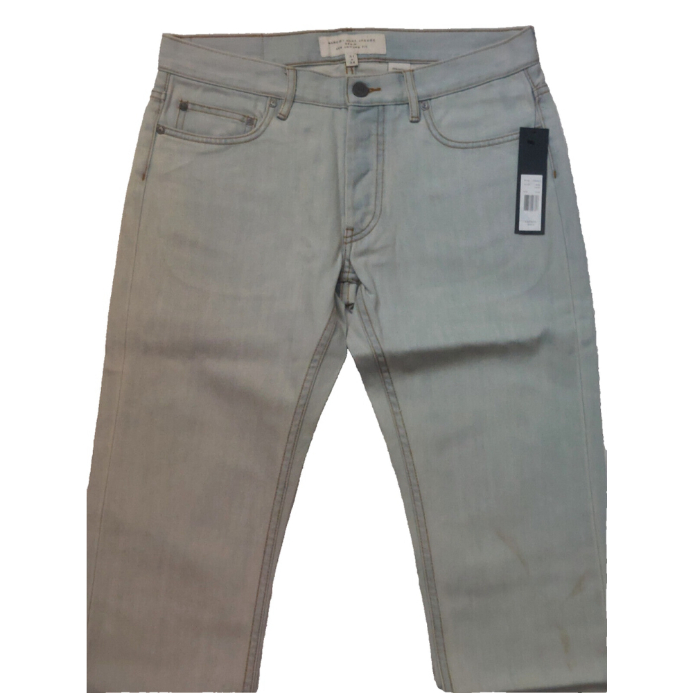 NEW MARC by MARC JACOBS MJ 110 Low Rise Slim Straight Light Indigo Jeans 31x34 - Picture 11 of 16